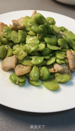 家常炒蚕豆的做法