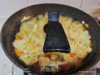 肉片炒花菜的做法步骤：4