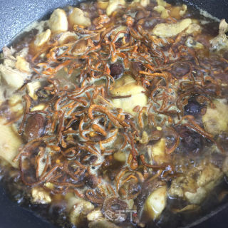 菌菇烧草鸡的做法步骤：6