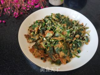 山芹菜炒鸡蛋的做法步骤：7