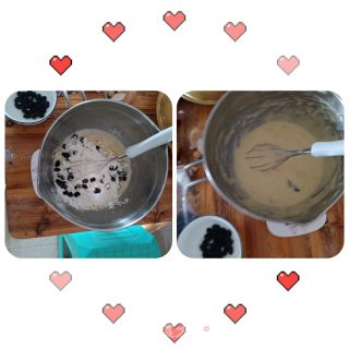 少男心的蓝莓香蕉玛芬的做法步骤：3