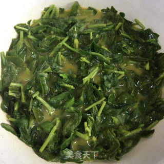 高钙菜煎鸡蛋的做法步骤：6