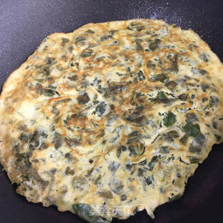 高钙菜煎鸡蛋的做法步骤：8