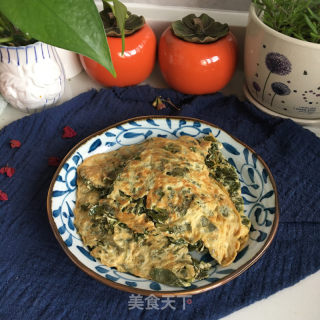 高钙菜煎鸡蛋的做法步骤：10
