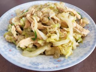 鸡丝圆白菜的做法步骤：6
