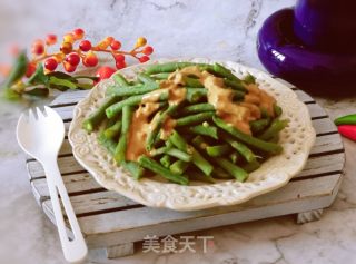 芝麻酱拌豇豆的做法
