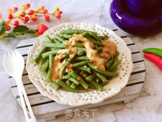 芝麻酱拌豇豆的做法步骤：10