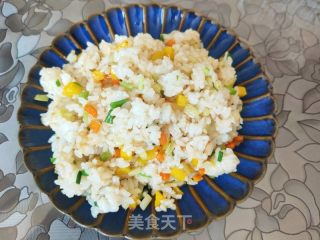 三丁炒米饭的做法