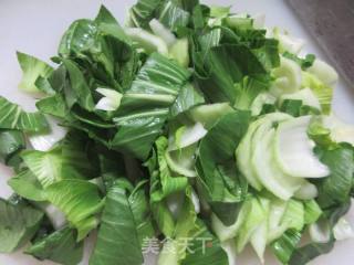 螃蟹炒青菜的做法步骤：4