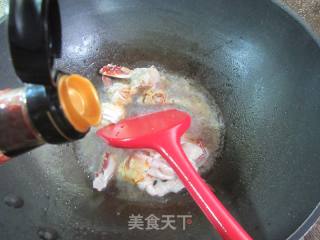 螃蟹炒青菜的做法步骤：7