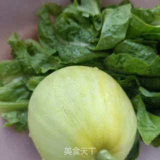 莴笋甜瓜汁的做法步骤：1
