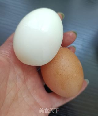莴笋嫩芽拌鸡蛋的做法步骤：4