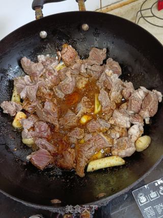 笋子烧牛肉的做法步骤：5