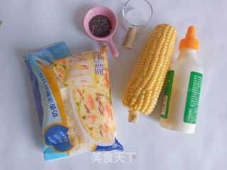 空气炸锅芝士焗玉米的做法步骤：1