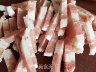 肉丝炒豆角的做法步骤：3
