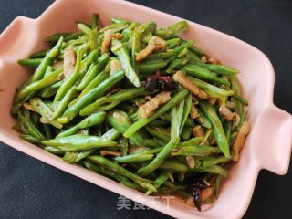 肉丝炒豆角的做法步骤：12