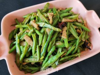 肉丝炒豆角的做法步骤：13