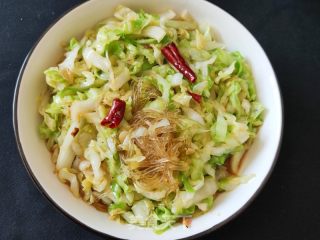 粉丝洋白菜的做法步骤：10
