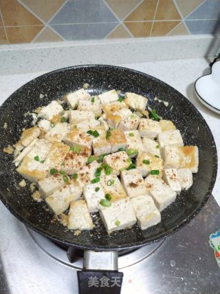 香煎豆腐的做法步骤：4
