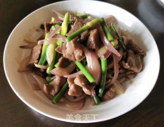 牛肉炒洋葱的做法步骤：7