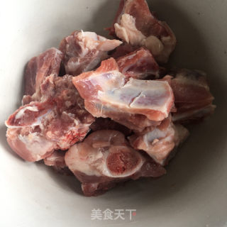 苦菜煲排骨的做法步骤：2