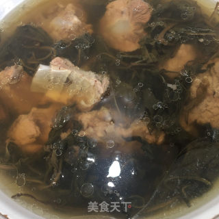 苦菜煲排骨的做法步骤：9