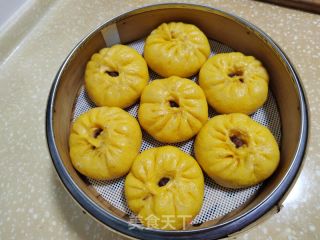 南瓜蜜豆包的做法步骤：9