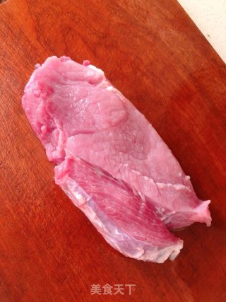 自制猪肉脯的做法步骤：1