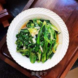 蒜蓉炒莴笋尖的做法步骤：9