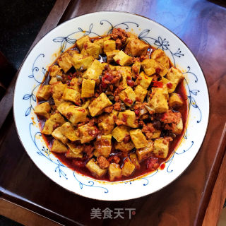 麻婆绿豆豆腐的做法步骤：10