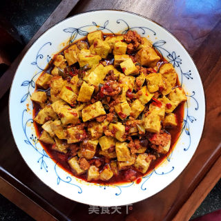 麻婆绿豆豆腐的做法步骤：11