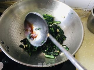 蒜蓉莴笋叶的做法步骤：7