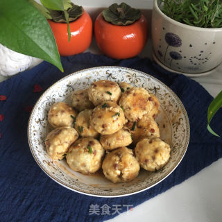 豆腐肉末丸子的做法步骤：11