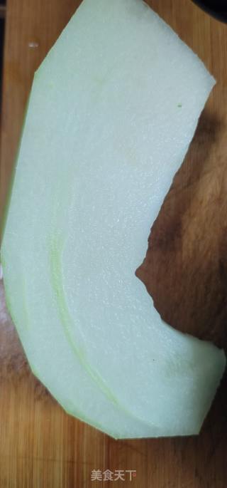 瑶柱虾米烩冬瓜的做法步骤：1