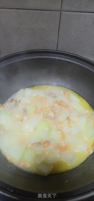 瑶柱虾米烩冬瓜的做法步骤：11