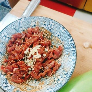 五香牙签牛肉的做法步骤：6