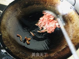 菜花炒肉丝的做法步骤：5