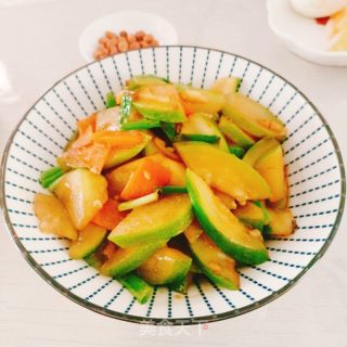 素炒胡瓜的做法步骤：10