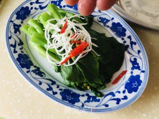 白灼菜心的做法步骤：4