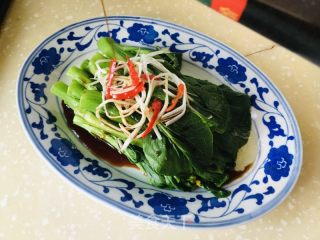 白灼菜心的做法步骤：6