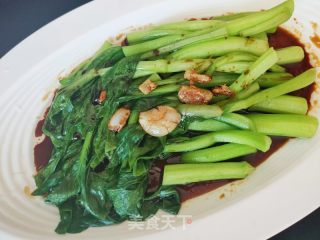 白灼菜芯的做法步骤：13