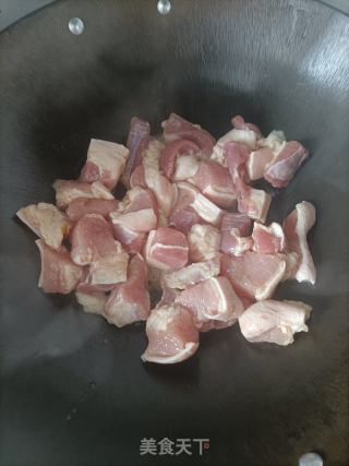 豆角五花肉焖面的做法步骤：4