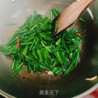 韭菜炒蛋的做法步骤：7