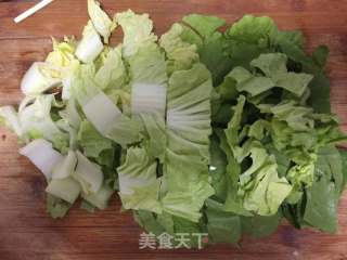 快菜炒虾仁的做法步骤：4