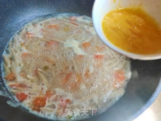 番茄莜面鱼鱼汤的做法步骤：8