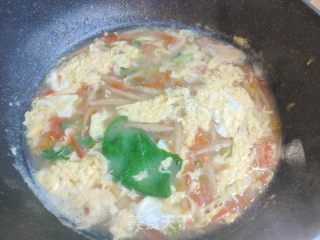 番茄莜面鱼鱼汤的做法步骤：10
