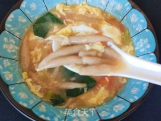番茄莜面鱼鱼汤的做法步骤：12