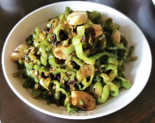 辣椒丝炒豆豉的做法步骤：7