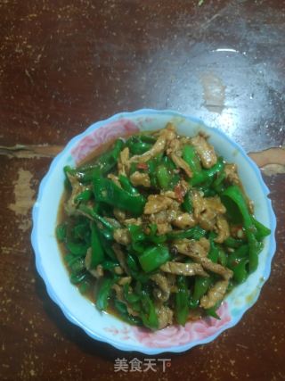 青椒肉丝的做法