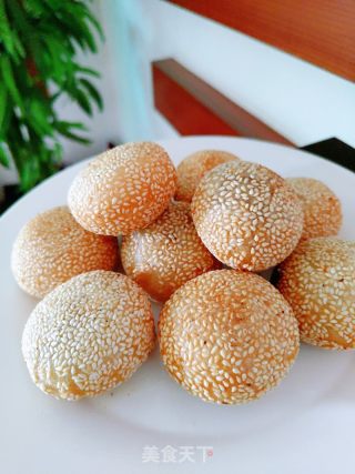 空心麻团的做法步骤：17